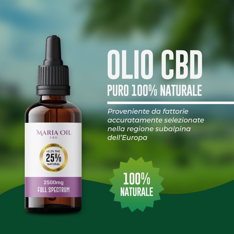 Olej CBD 25% (2500mg) - obrazek 2