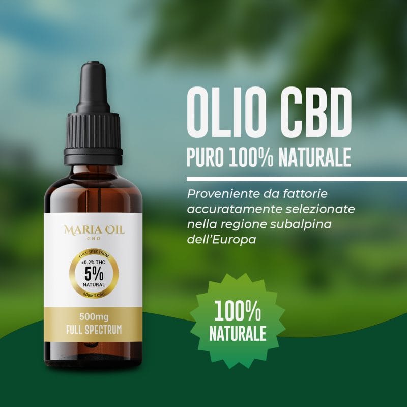 Olej CBD 5% (500mg) - obrazek 2