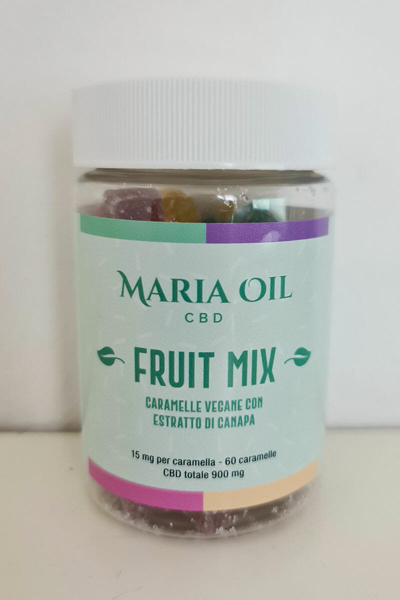 Caramelle CBD Fruit MIX Vegane